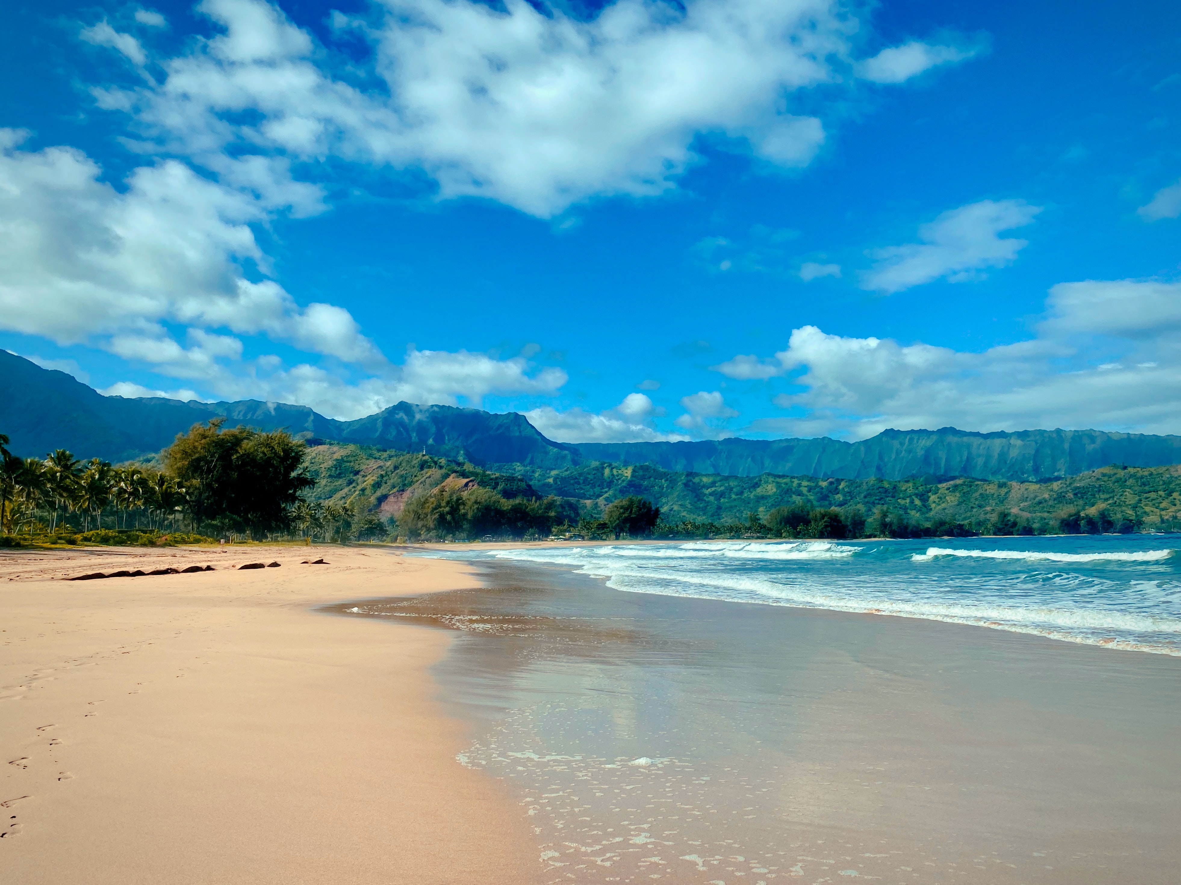 Golful Hanalei, Kauai, Hawaii