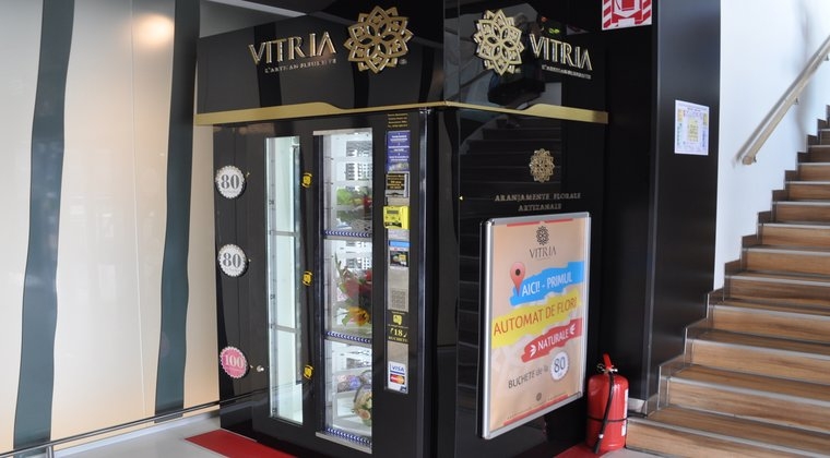 Afacere cu automat de flori